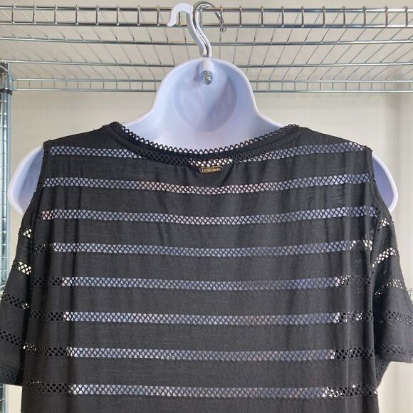 Calvin Klein Women’s‎ Mesh Embellished Cover-Up Maxi Dress Size S/M Beach Goth - Picture 4 of 11